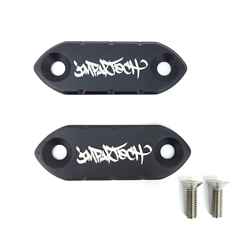 Kawasaki ZX6R mirror block off plates Impaktech