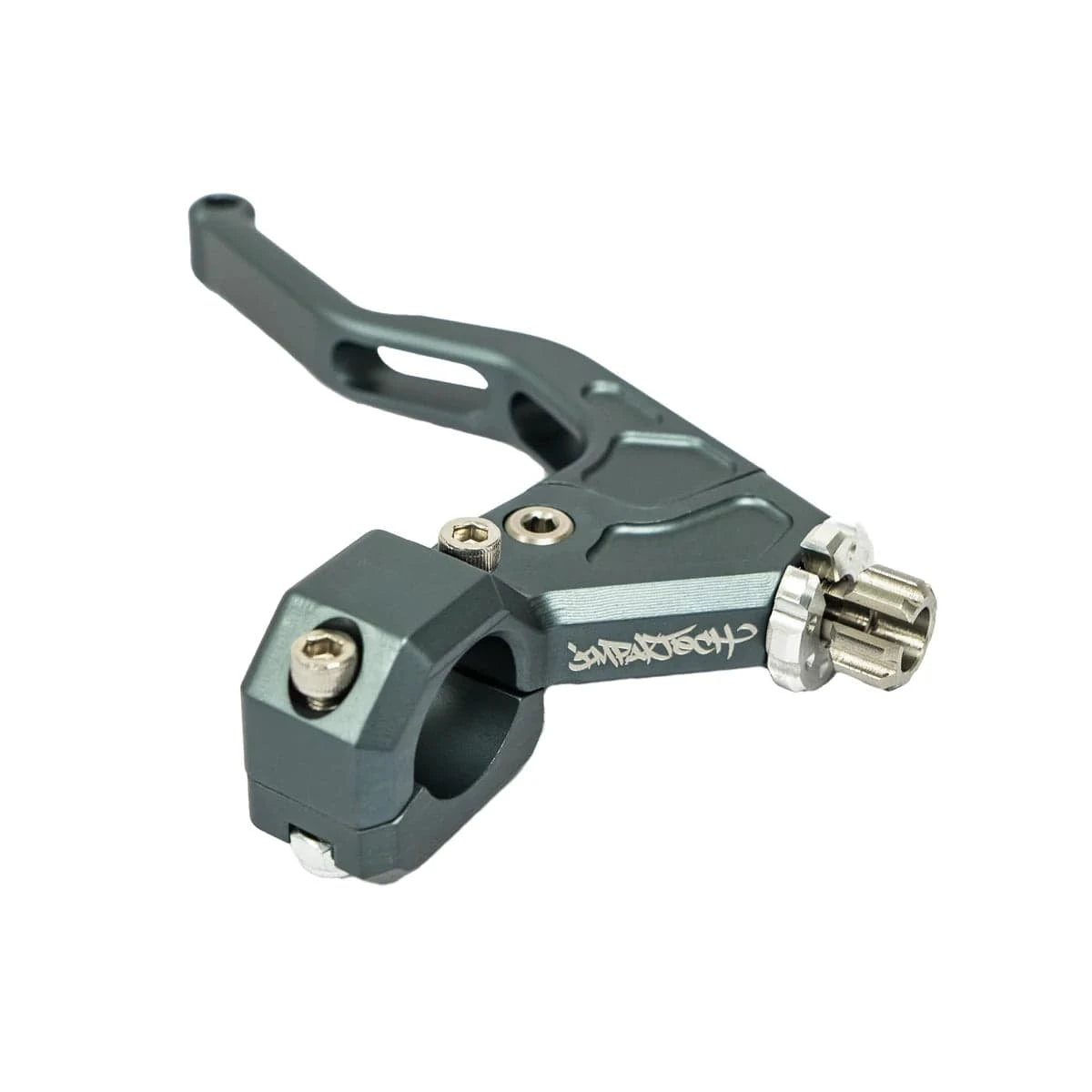 Gray shorty clutch lever Impaktech EZ Pull