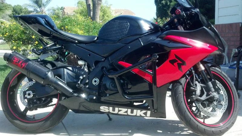 Suzuki GSXR1000 crash cage - Impaktech black red