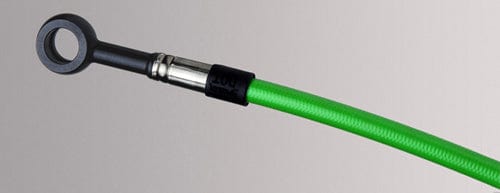 green brake line black fittings