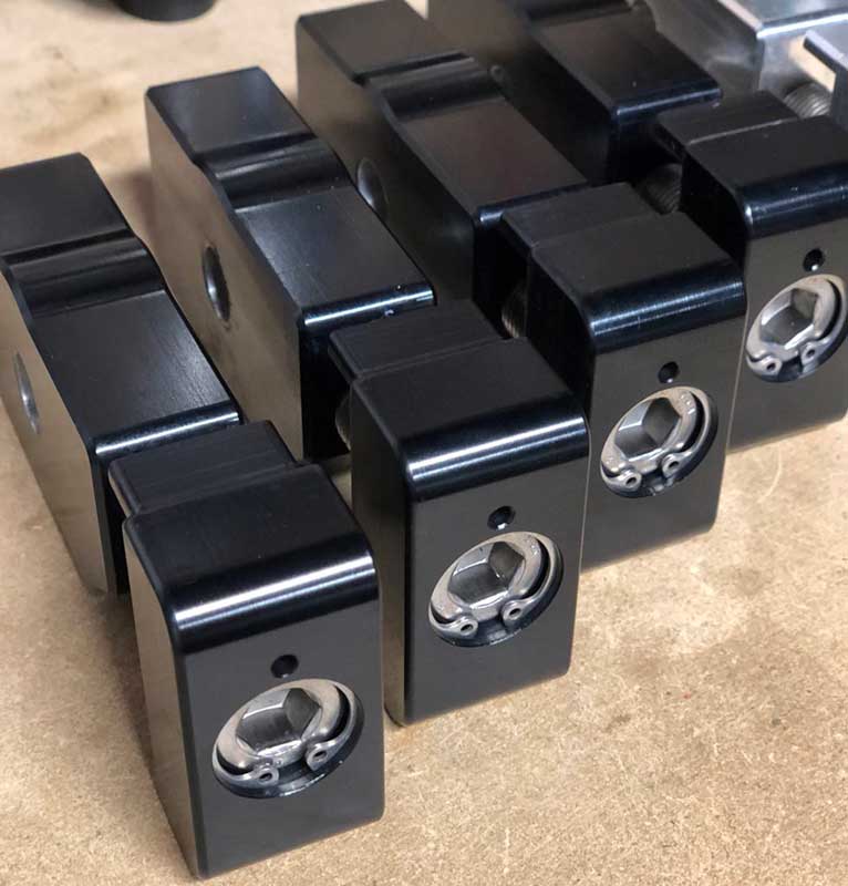 black swingarm chain adjuster for Honda Grom