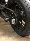 Honda Grom chain adjusters silver Outlaw