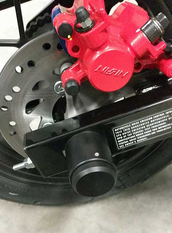 Outlaw rear axle sliders Honda Grom