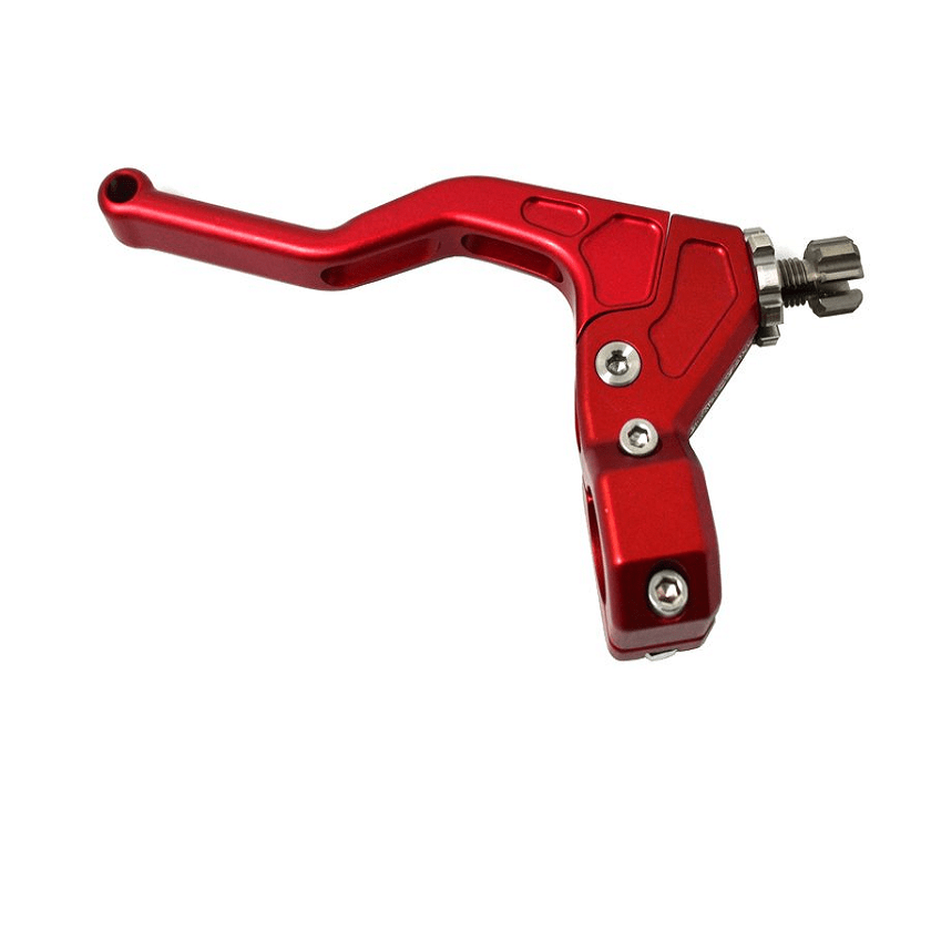 Impaktech stunt clutch lever - EZ pull red stunt bike