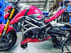 Impaktech crash cage and subcage for Suzuki GSXS 750 not GSXR red black silver