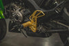 Kawasaki Z125 stunt pegs rearsets gold