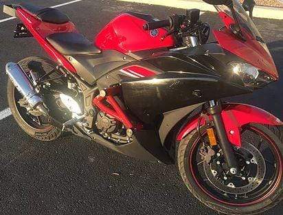 New Breed Stunt Parts Yamaha R3 cage stunt cage crash cage red black