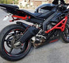 New Breed Stunt Parts black red Yamaha R6 full cage crash cage subcage gytr exhaust muffler swingarm spools