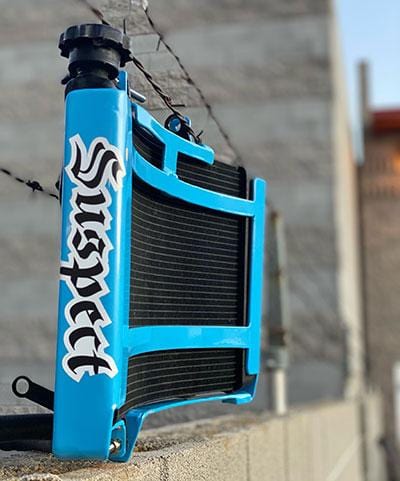 Triumph Speed Triple stunt cage for radiator Suspect brand