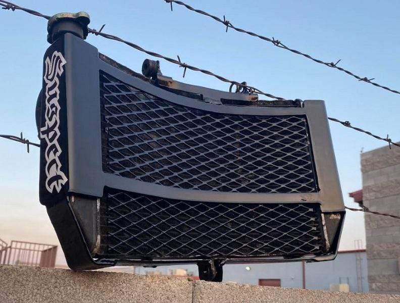 Honda F4i Radiator Cage for Stunts - Suspect Protection