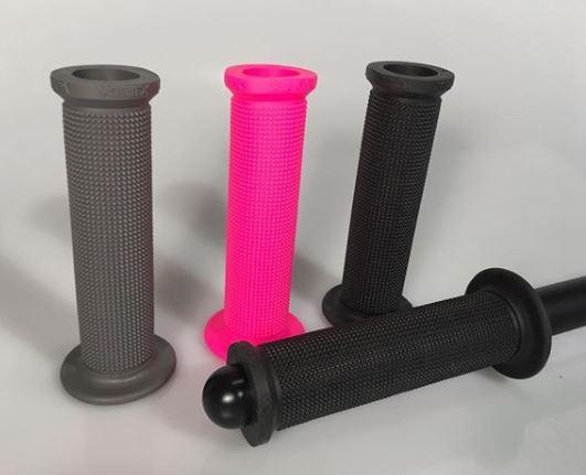 Vortex Racing Handlebar Grips - Pink Gray Black