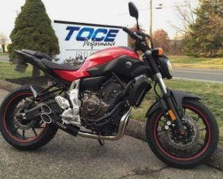 Yamaha FZ07 MT07 shorty exhaust