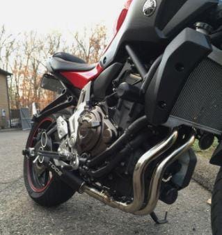 MT07 FZ07 Yamaha exhaust headers Toce Performance