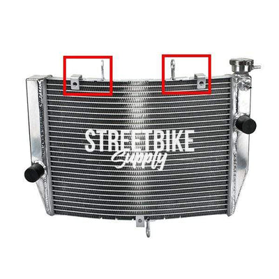 zx6r radiator tabs not broken stunt bike