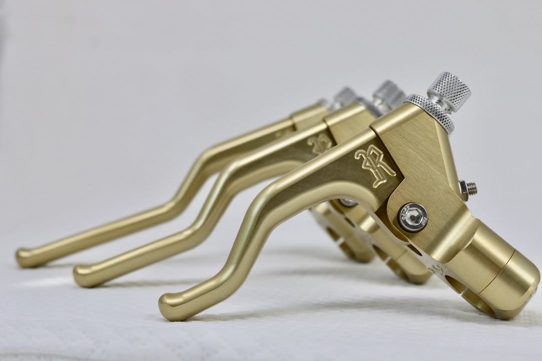 Gold EZ pull clutch lever RSC righteous stunt metal