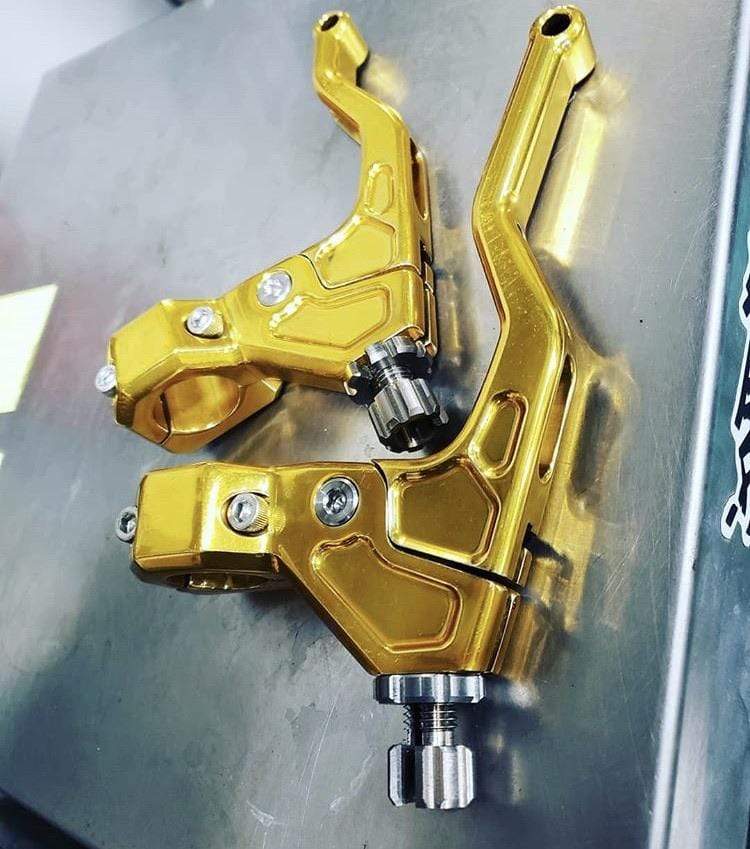 Impaktech gold ez pull clutch lever shorty