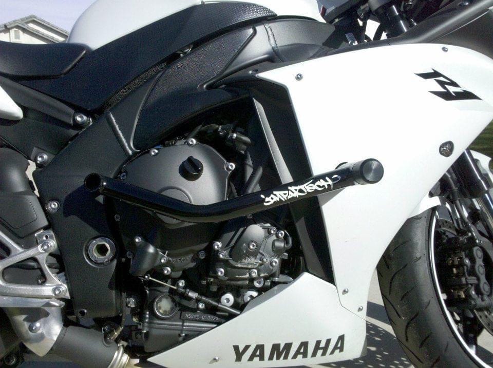 crossplane Yamaha R1 race rails black white