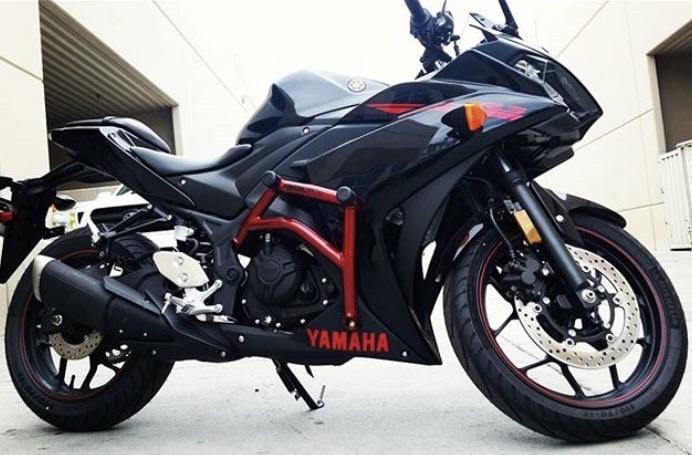 Yamaha R3 crash cage