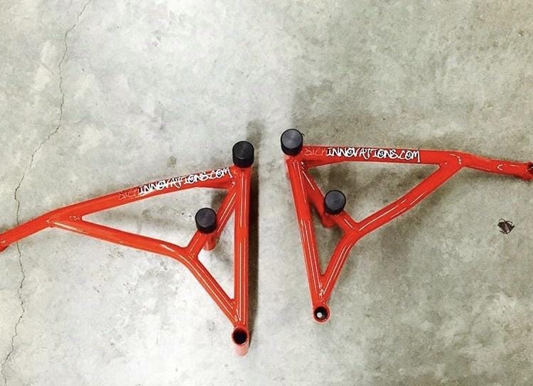 Sick Innovations red dual slider cage for Kawasaki 636