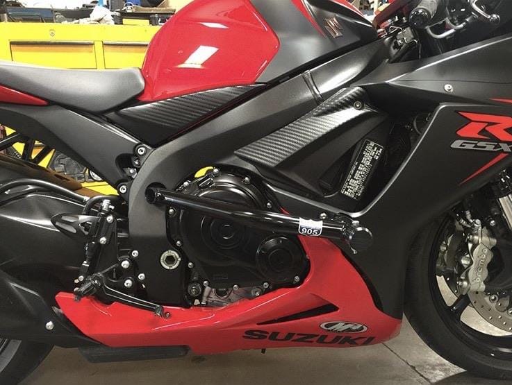 Racing 905 race rails for 2016 Suzuki GSXR 600