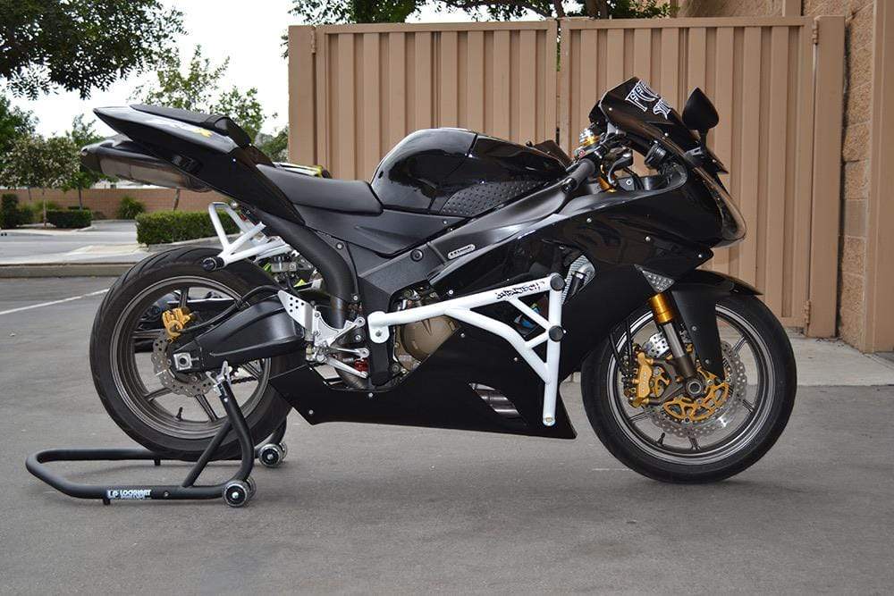 05-06 Kawasaki ZX6R 636 Impaktech cage black and white with subcage