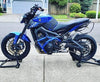 blue FZ09 with candy blue Impaktech cage