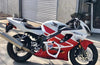 Honda F4i crash cage by Racing 905 red and white F4i stuntbike