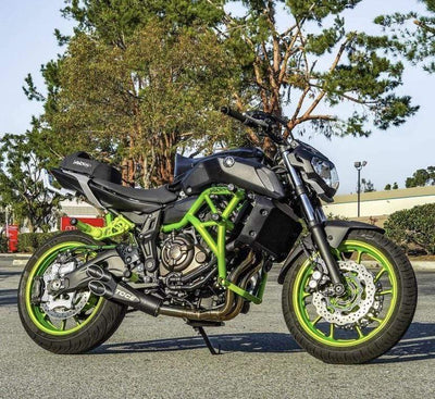 Yamaha FZ07 MT07 adjustable subcage stuntbike