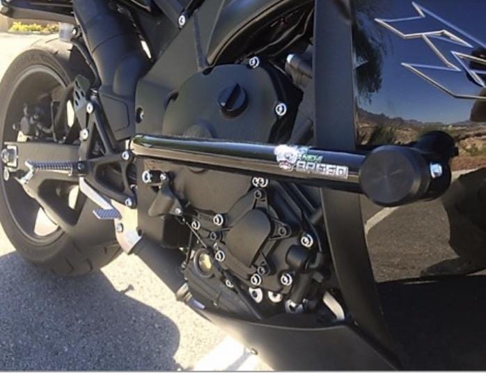 09-14 Race Rails for Yamaha R1 black raven edition