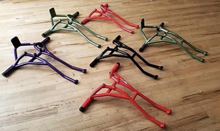 New Breed subcage and stunt pegs for Honda Grom with 12 bar step plate