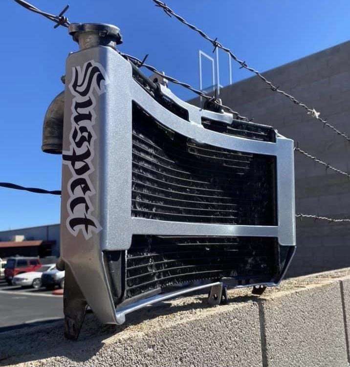 03-04 636 zx6r radiator cage