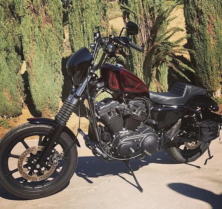 Harley sportster dyna iron crash cage stunt cage