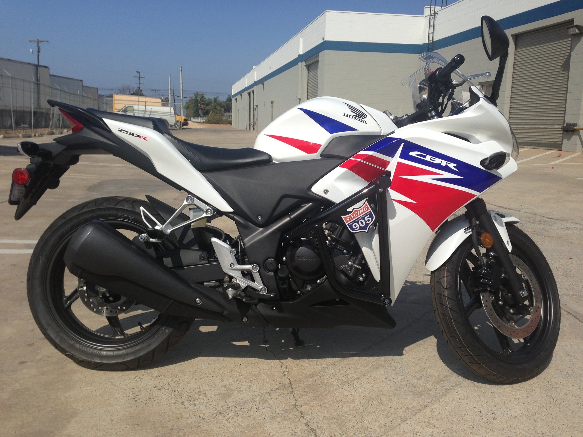 Honda 250R crash cage for stunts