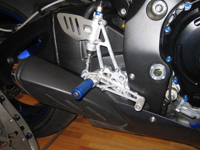 2006 2007 Suzuki GSXR 600 750 adjustable rearsets LSL