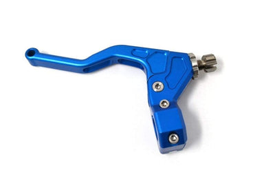 blue 5" long full length clutch lever 2 finger EZ pull easy
