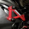 Yamaha R6 race rails red gray Impaktech sliders for street stunts