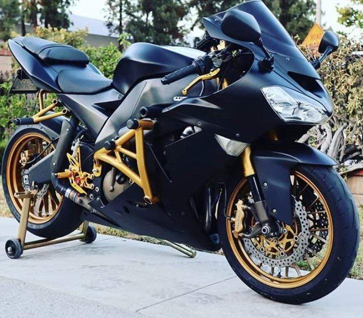 04-05 ZX10R Kawasaki 1st gen cage and subcage Impaktech gold