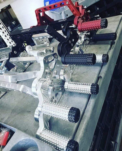 billet adjustable subcage for stunts by Impaktech rear stunt pegs