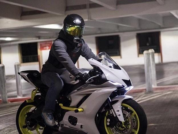 2017 Yamaha R6 with Racing 905 race armor race rails