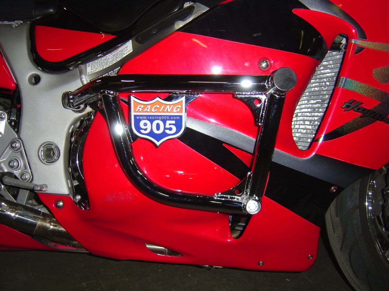 Suzuki Hayabusa crash cage stunt cage