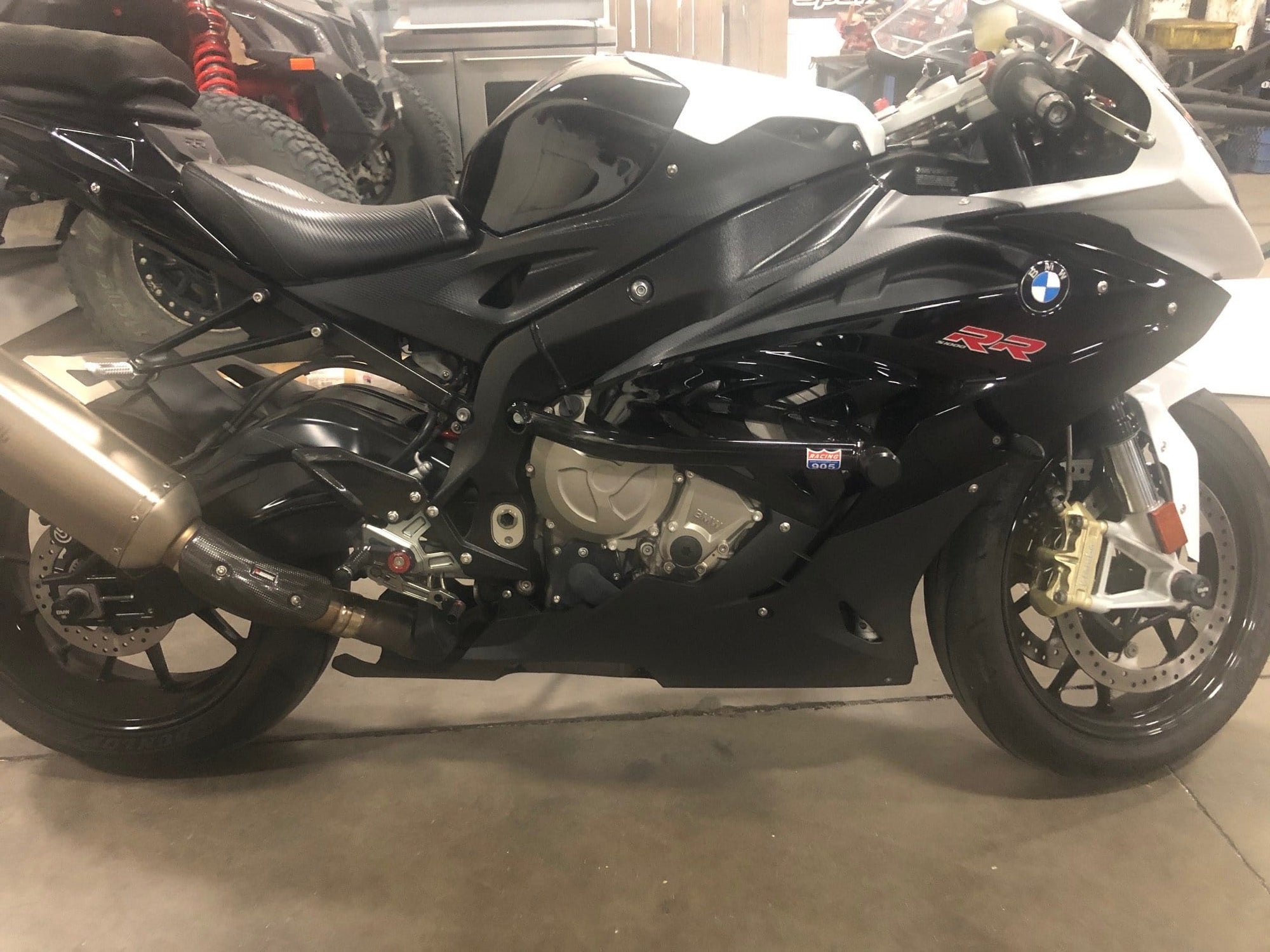 BMW S1000RR race rails