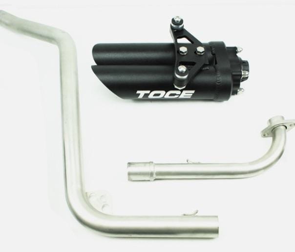 2017+ Honda Grom exhaust up close full pipes