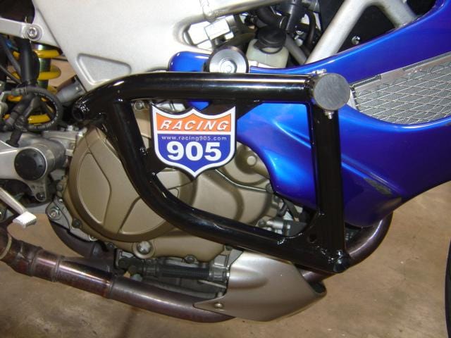 stunt bike engine protection cage Honda Superhawk