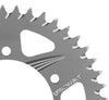silver rear sprocket for streetbikes and stuntbikes