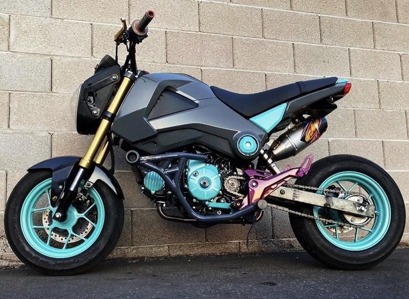 Honda Grom stunt crash cage