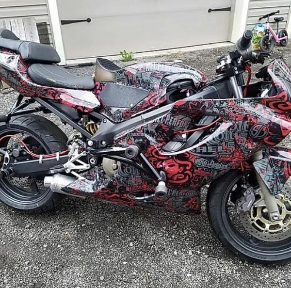 99-06 Honda F4 F4i crash stunt cage by New Breed