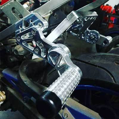 Impaktech Adjustable Billet Subcage/Stunt Pegs | STREETBIKE SUPPLY