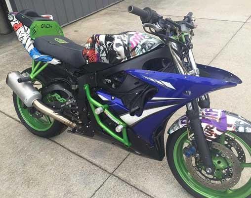 Sick Innovations Dual Slider Crash Cage Yamaha R6 Stunt Cage