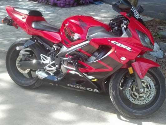 Sick Innovations Crash Cage Red Honda F4i Black Stunt Cage