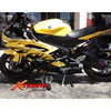Yamaha R6 Crash Cage Xtreem Bike Works Stunt Cage R6S R6R Yellow Flame R6 Stunt Bike
